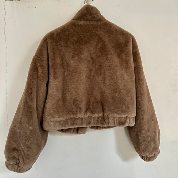 Tan Faux Fur Coat - Picture 6 of 6
